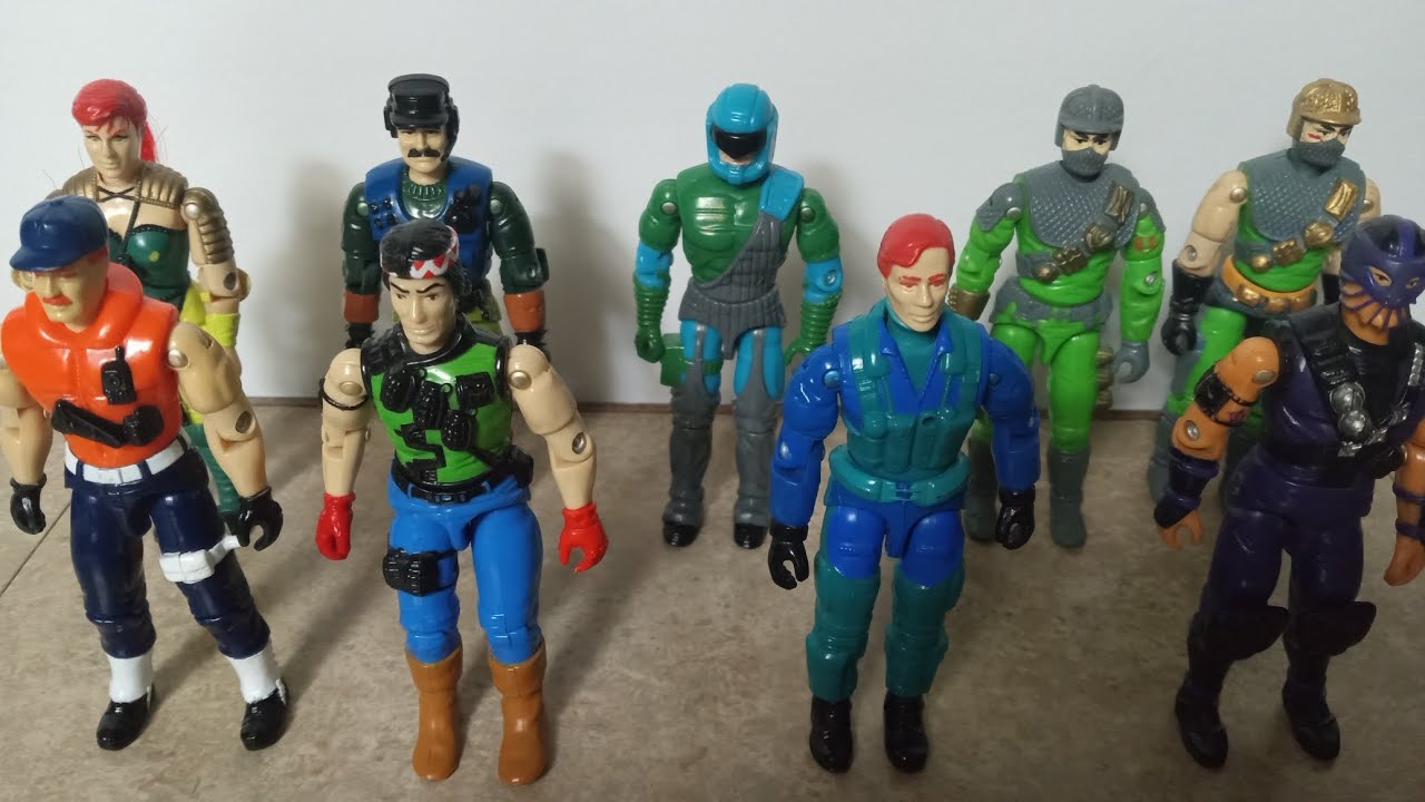1992 G.I. Joe & Cobra & Ninja Force Figures