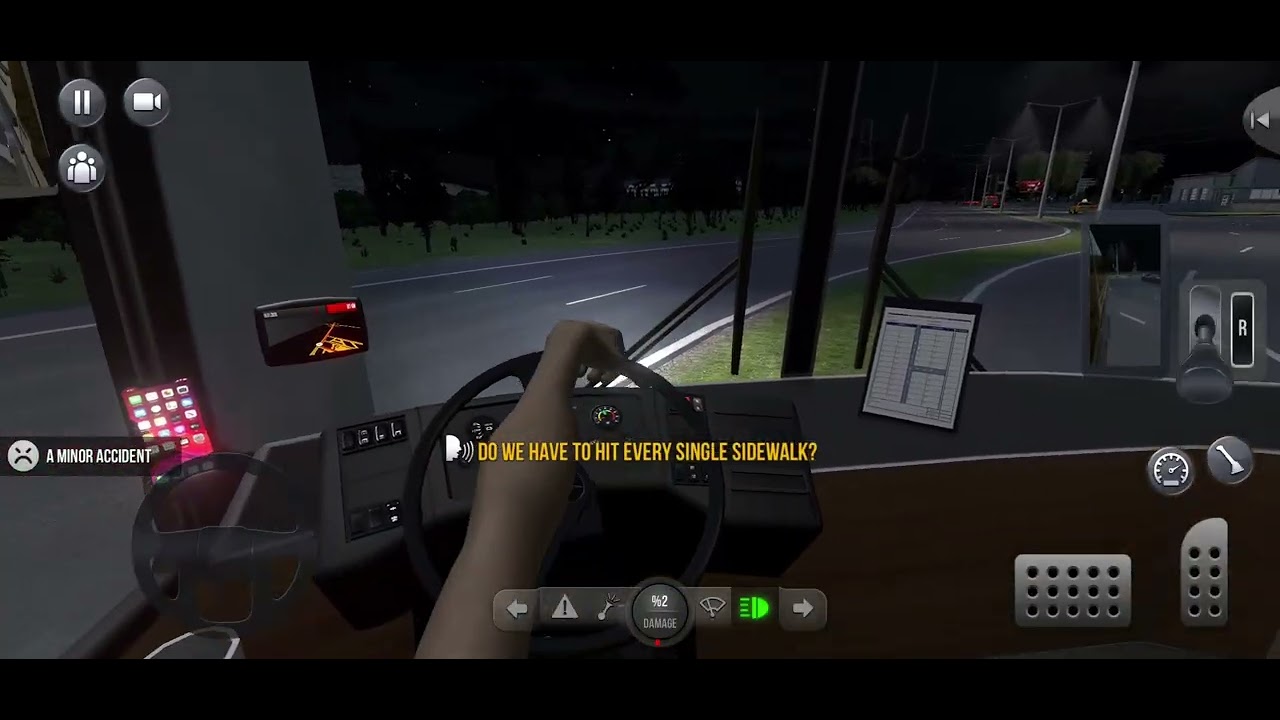 Driving a Mercedes-Benz 0302 at a high speed in Bus Simulator Ultimate