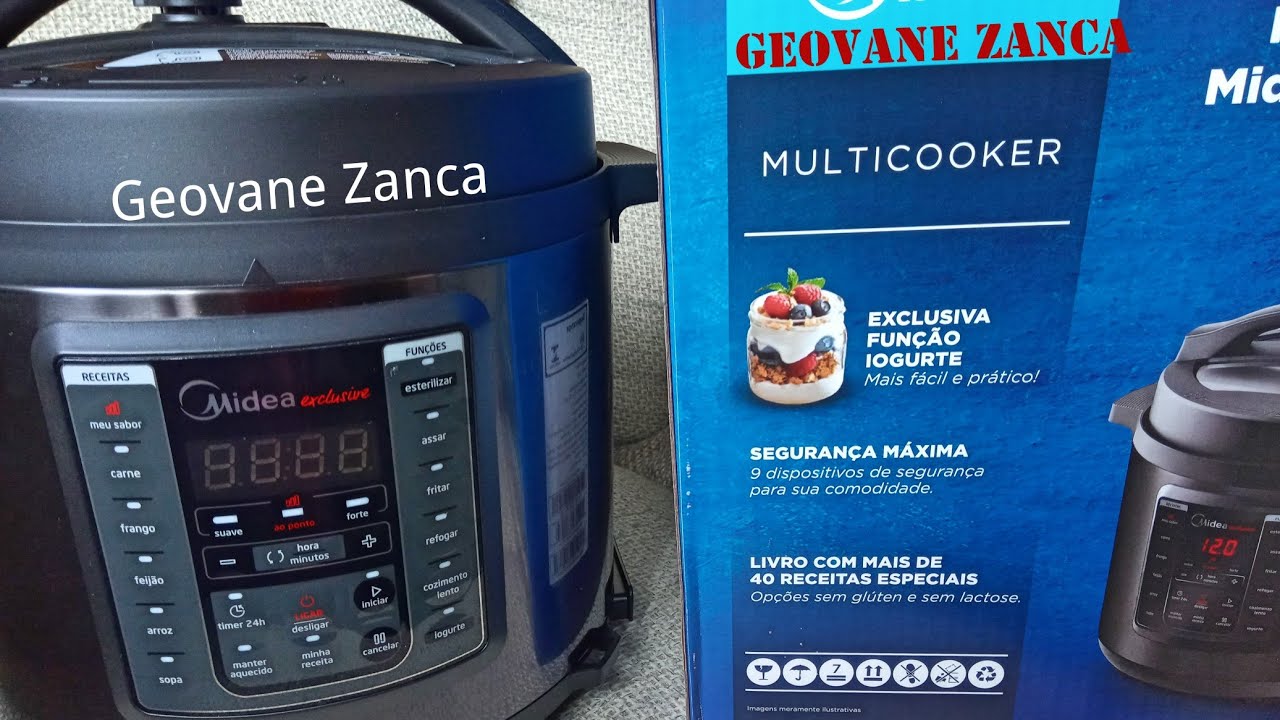 midea multicooker panela de pressão elétrica #Midea #geovanezanca