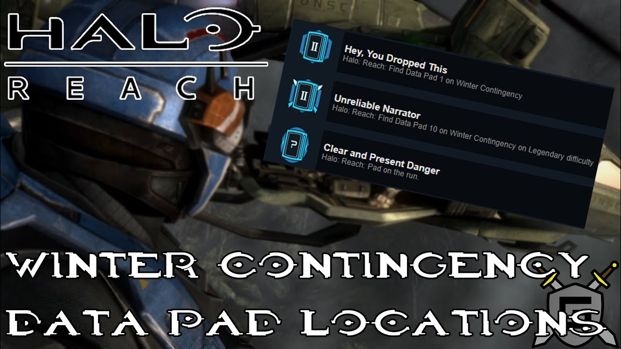 Data Pad Locations - Winter Contingency - Halo: Reach Guide