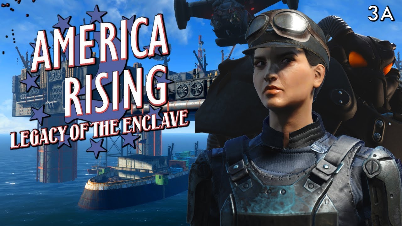 America Rising 2 — Анклав уничтожает Институт — Часть 3 | Моды Fallout 4