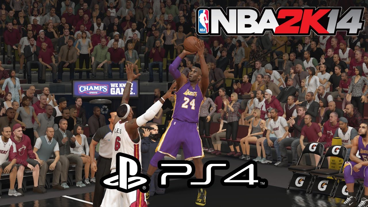 NBA 2K14 (PS4) Lakers vs. Heat - Gameplay