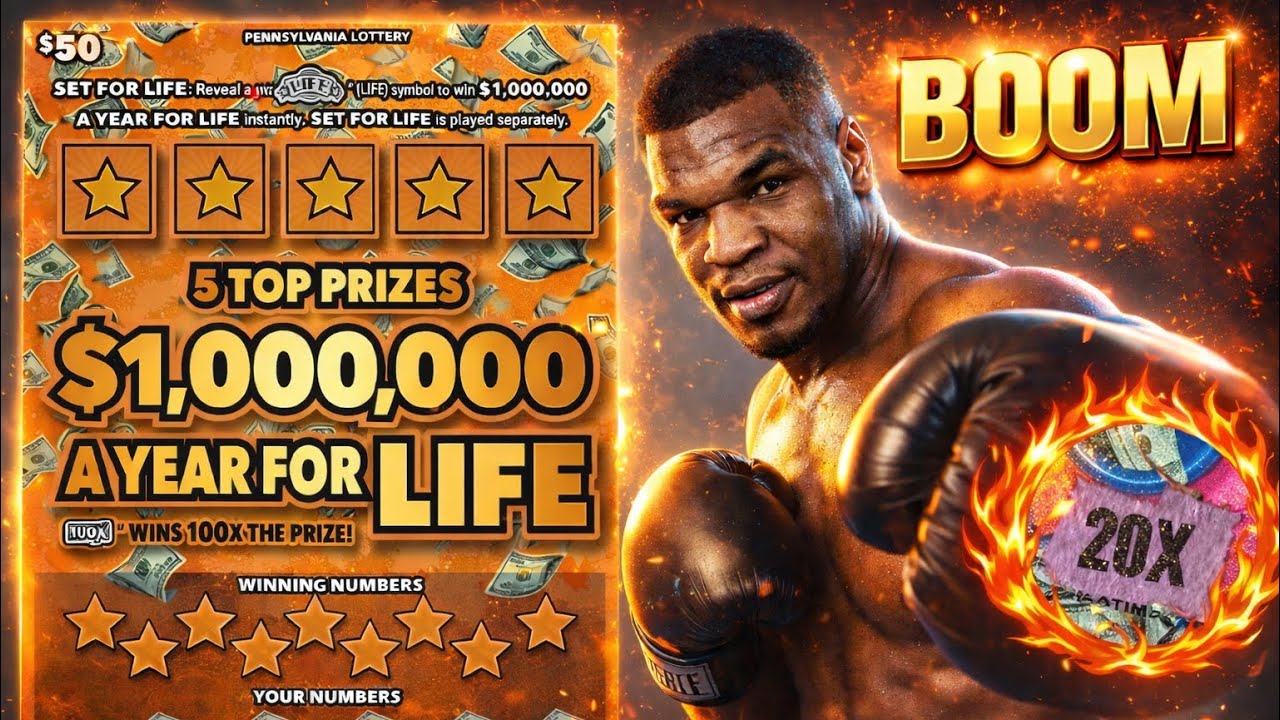 БУМ! 💥 20-кратный нокаут | Новые лотерейные билеты «500x The Cash» и «1 миллион долларов в год по...