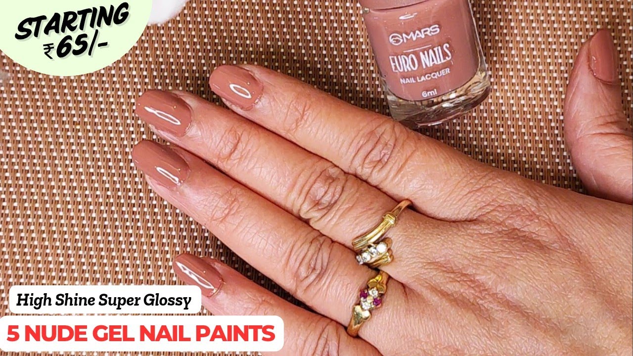 Nude Nail Polish Shades for all Skin Tone | Long wear Gel Nail Paint under 150/-