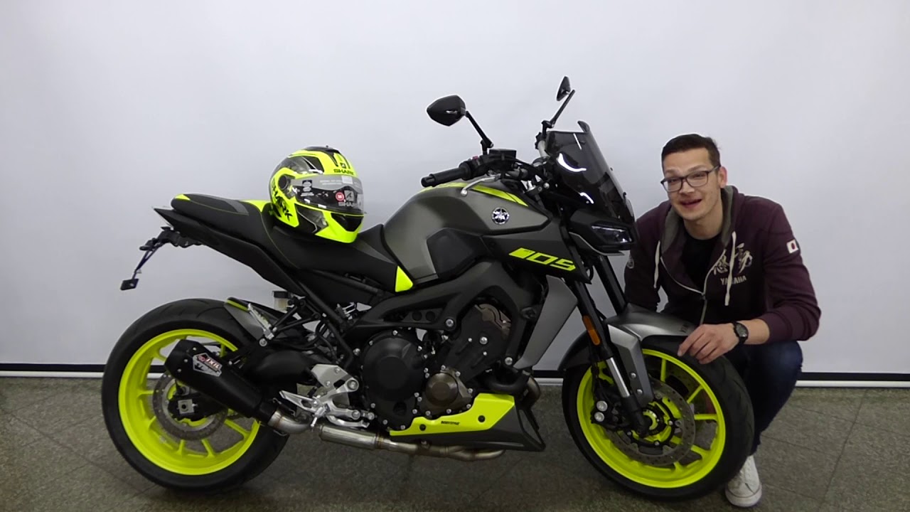 Yamaha MT09  - Video - Motorrad Testfahrt 2018 bei Autohaus Fuhrmann Motor in Berlin