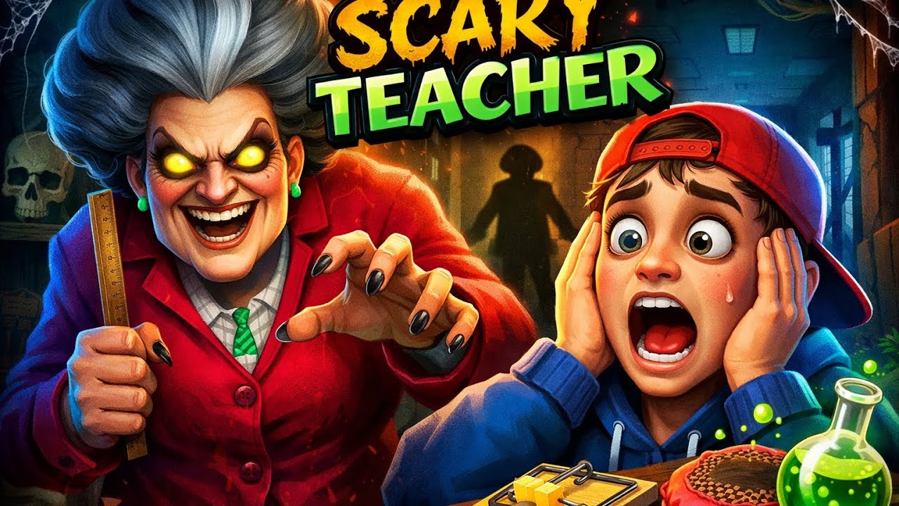 I Broke Into Scary Teacher’s House! (Episode 1) 😈 @Hellogamerz2016 
