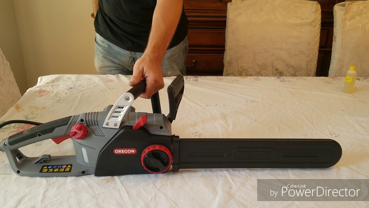 Unboxing: Oregon CS1500 Electric Chainsaw