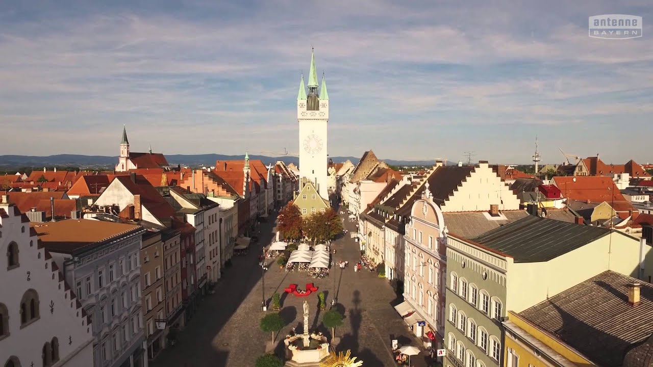 Straubing von oben - ANTENNE BAYERN 