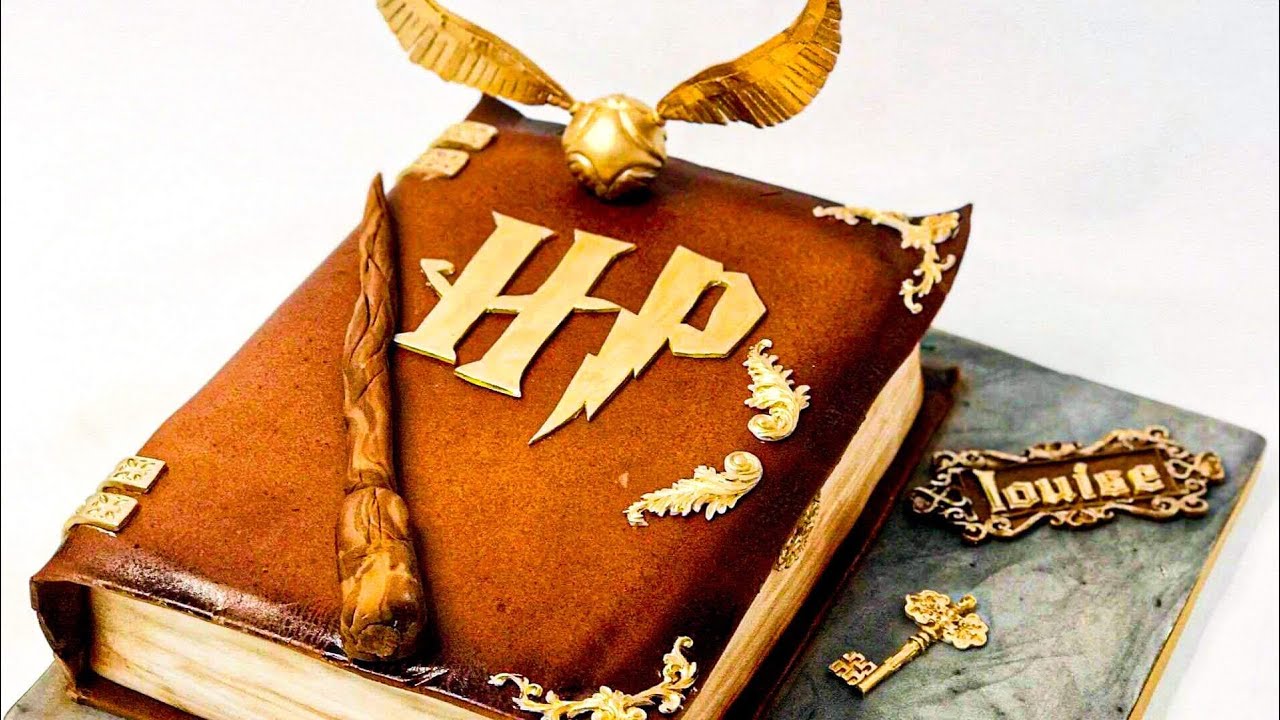 Harry Potter cake book (tutoriel facile)