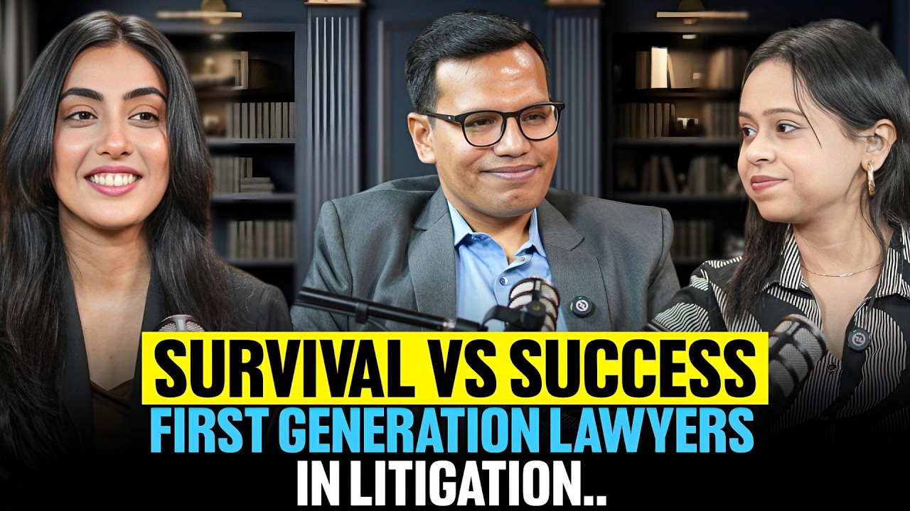 First-Generation Lawyers in India: Struggles, Money & Success | Male & Female Perspective in Law ||