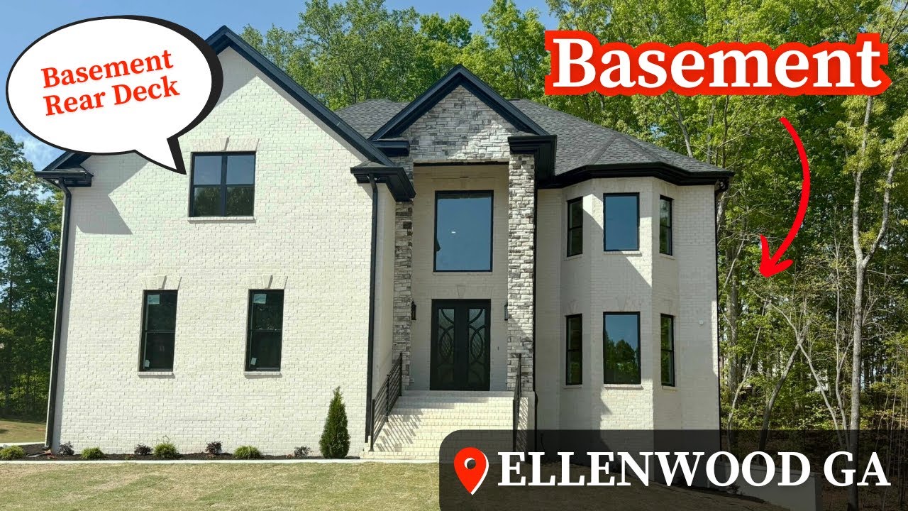 Living In Ellenwood, GA | Chapel Ridge Estates | Home Tour | Basement | Atlanta New Homes