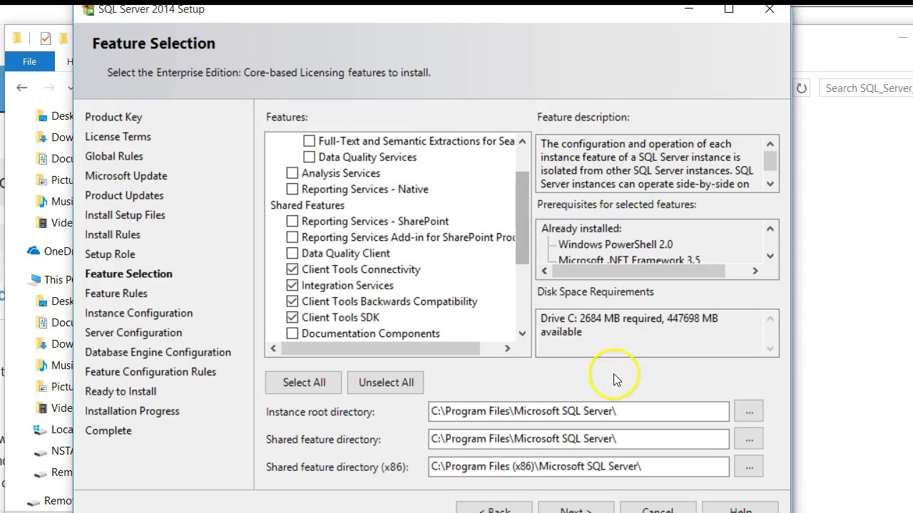 Installing SQL 2014