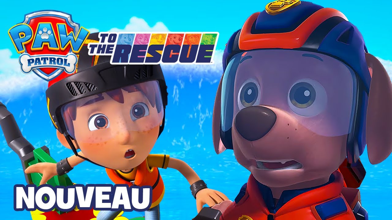 NOUVEAU! Zuma Et Le Sauvetage Sur La Grosse Vague | La Pat' Patrouille: à la Rescousse | PAW Patrol