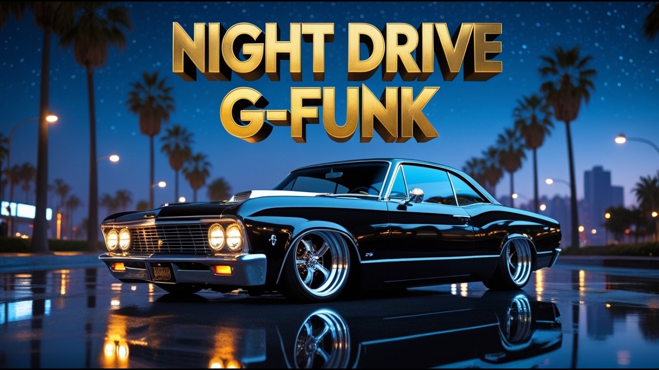 West Coast G-Funk R&B Nights 🌙 Lowrider Cruise Slow Jams | Smooth Midnight Drive