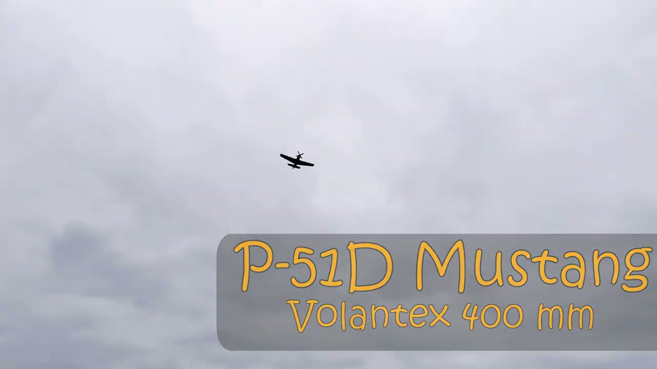 Mini warbird Volantex 400 mm P-51D Mustang [21-10-2025]