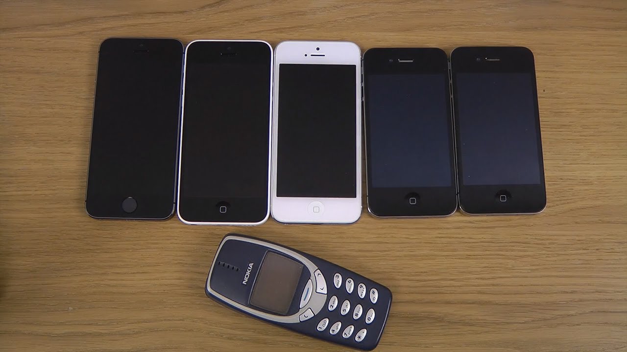 Nokia 3310 vs. iPhone 5S,5C,5,4S,4 iOS 7.0.4 Jailbroken - Which Is Faster?