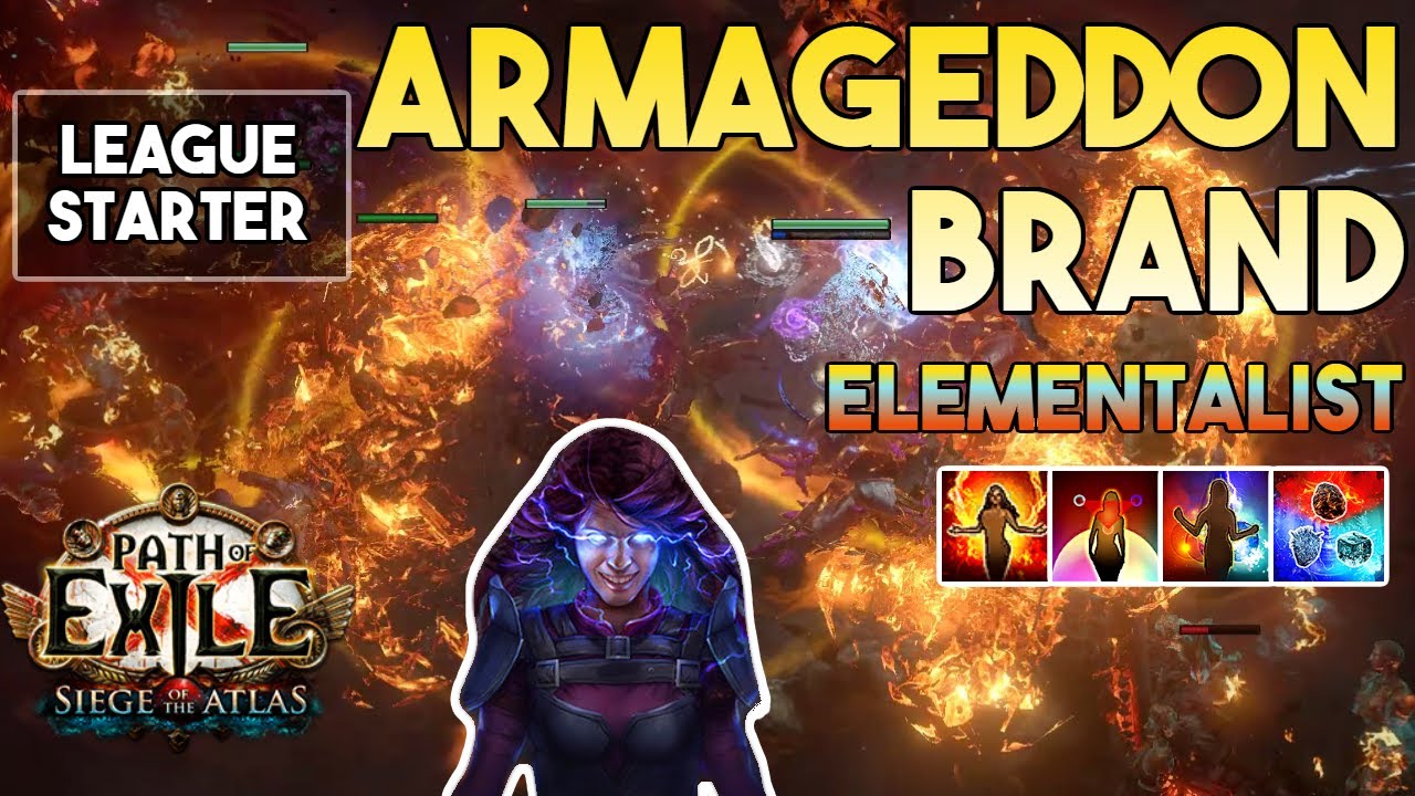 [3.19] Armageddon Brand Build(League Starter) | Elementalist | Lake of Kalandra | Path of Exile 3.19