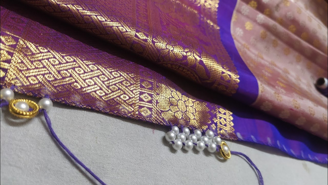 #saree #kuchu #785 #quick #grand #bridal #new #saree #kuchu #design #easy #Tassels #SmartArt&Crafts