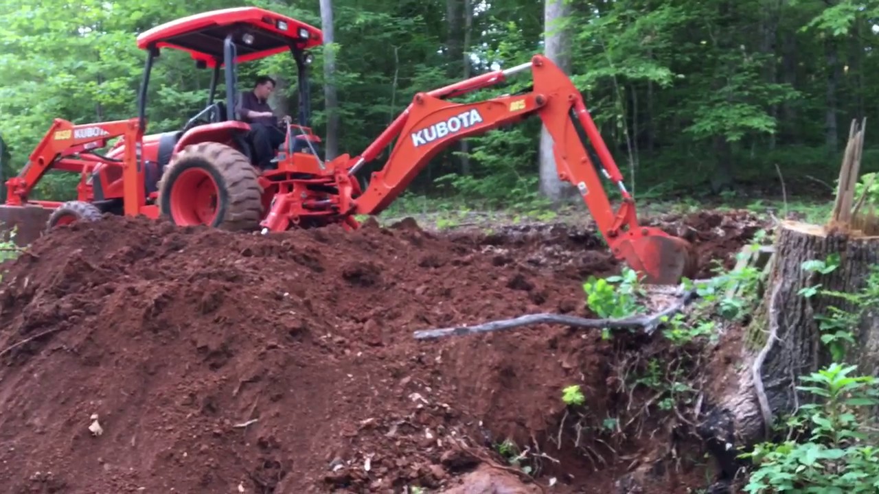 Digging with the Kubota M59
