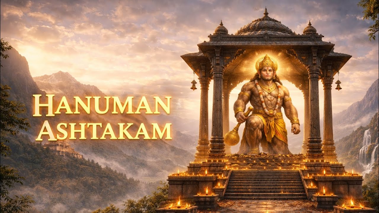 No Fear When You Listen to हनुमान अष्टकम् | Hanuman Ashtakam 🕉️ – For Courage, Protection.