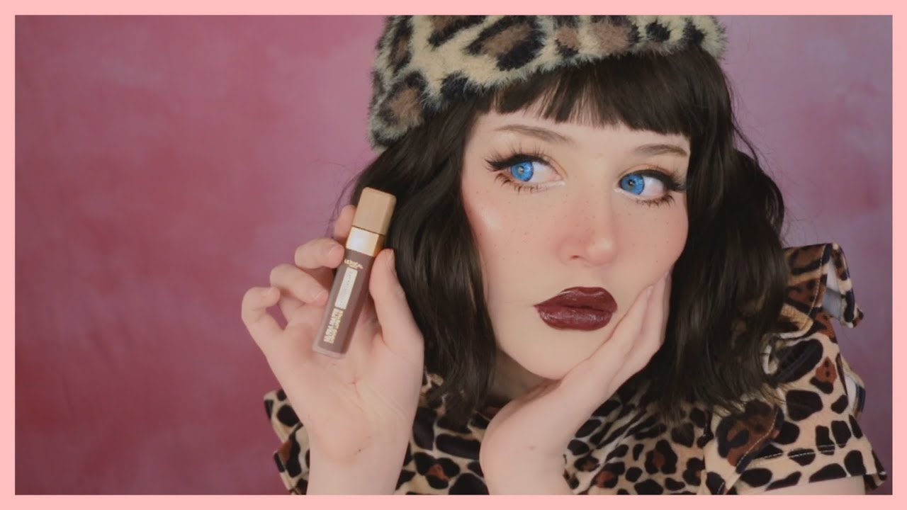 chocolate makeup tutorial • trying  L'oreal's 'les chocolats' lipsticks!