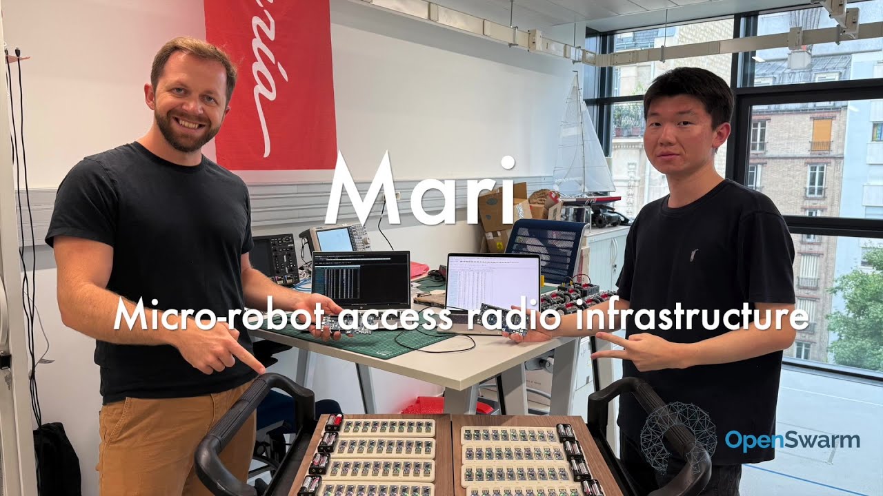 Mari is a new link layer for connecting robot swarms! (mobility tests)
