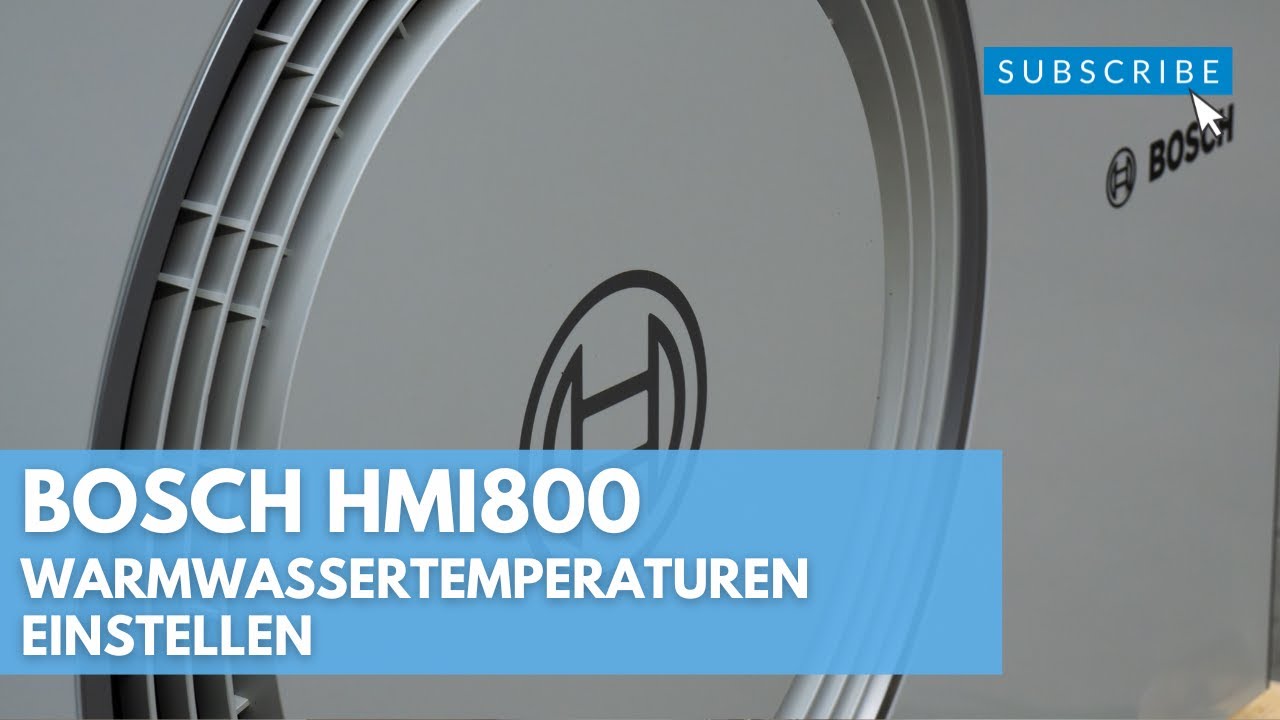 Bosch HMI800 Simulator für Systemsteuerungen   Warmwasser Temparaturen