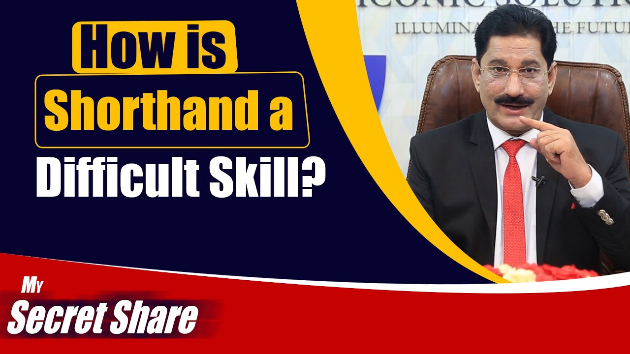 How is Shorthand a Difficult Skill? | MJ Shorthand