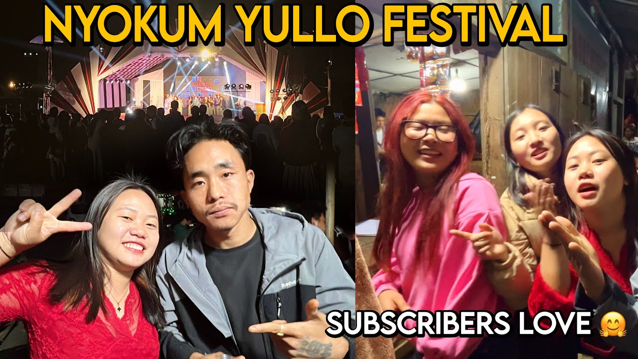 Met My Subscribers at Nyokum Yullo Festival 🎉 | Arunachal northeast 