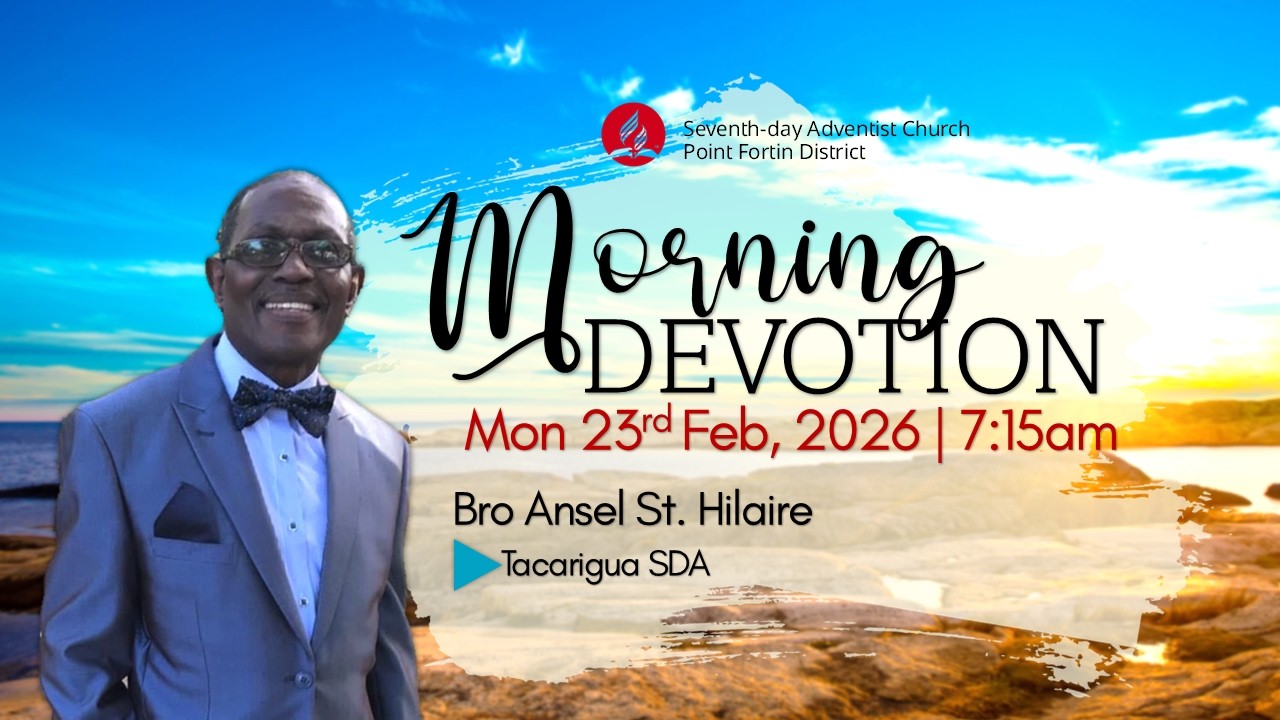Monday Morning Devotion || 23rd Feb 2026 || 7:15am