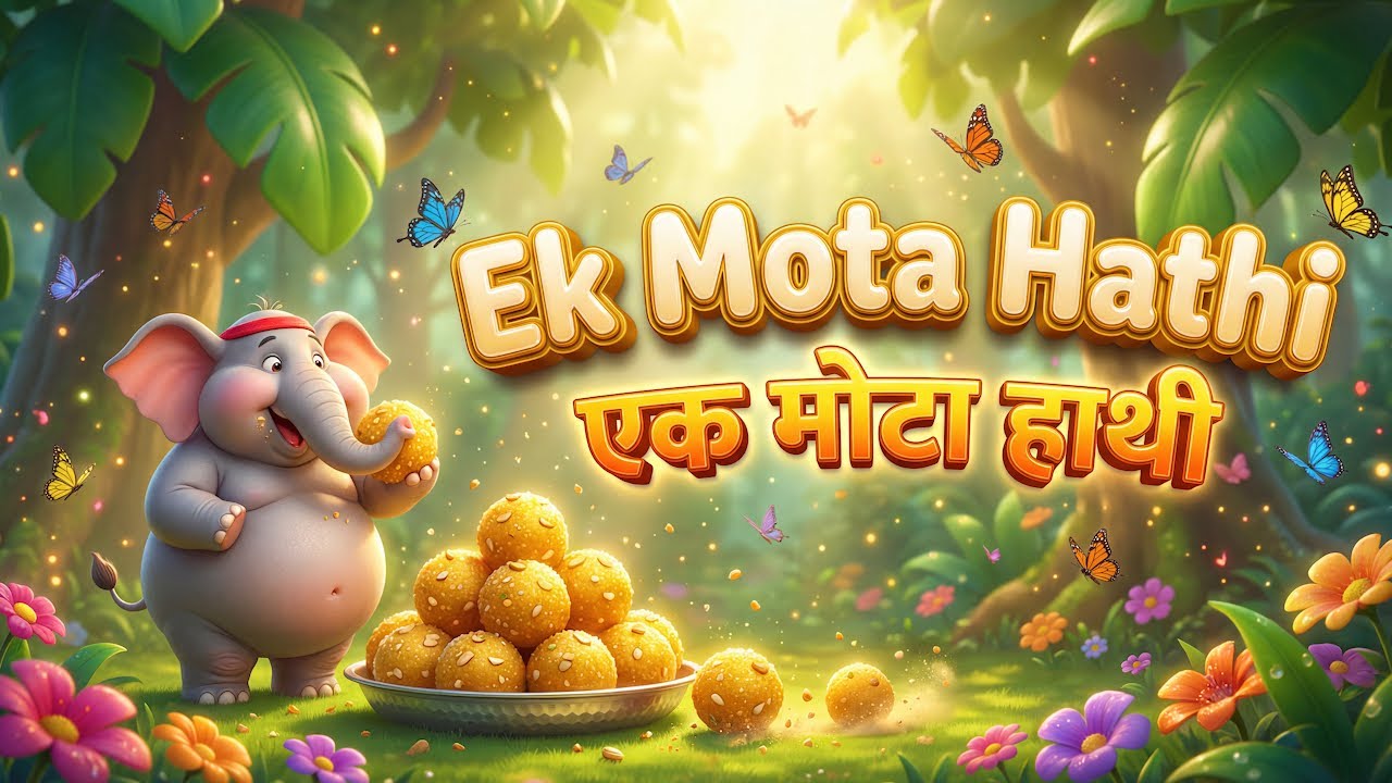Ek Mota Hathi | Nursery Rhyme | Rhymes & Kids Songs | Latest Song 2025 @chulbulibulbul-o4e