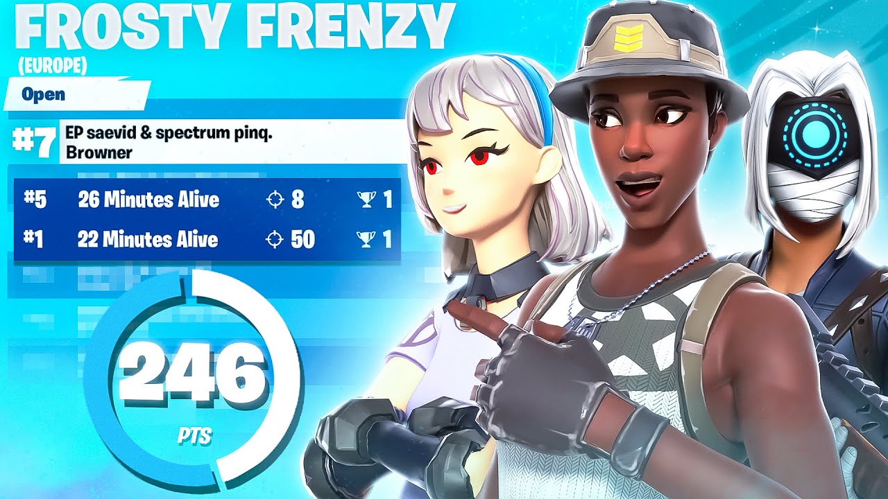7TH IN FROSTY FRENZY OPENS ❄️ (50 Kill Win) - Saevid