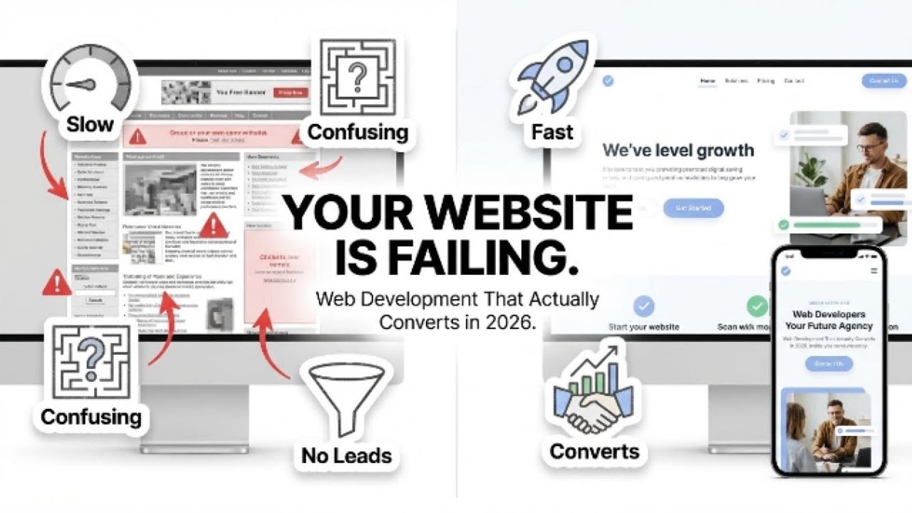 Your Website Is Failing: Web Development That Actually Works in 2026