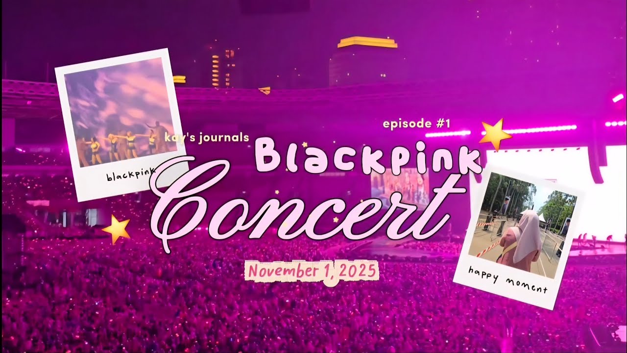 VLOG I | my vlog watching the blackpink concert: its really good. enjoy my vlog 🖤🩷