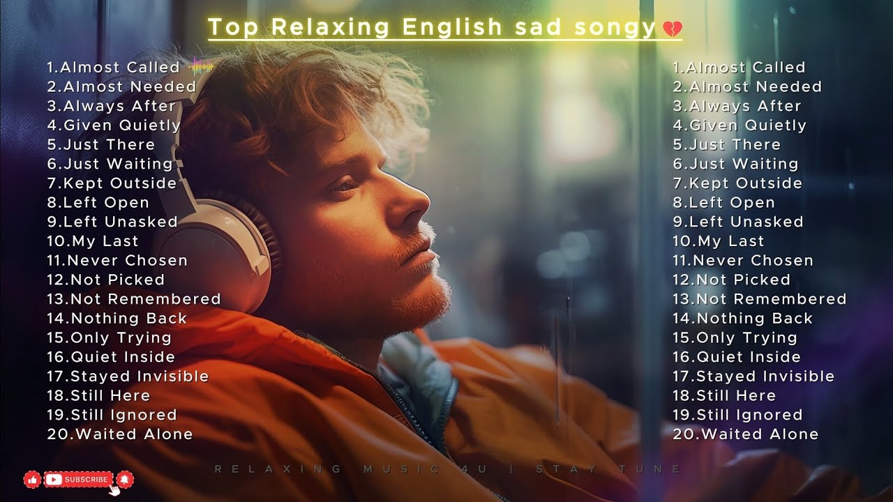 Always After | Top 20 Relaxing English sad song🎶 | Best chill song in cafe