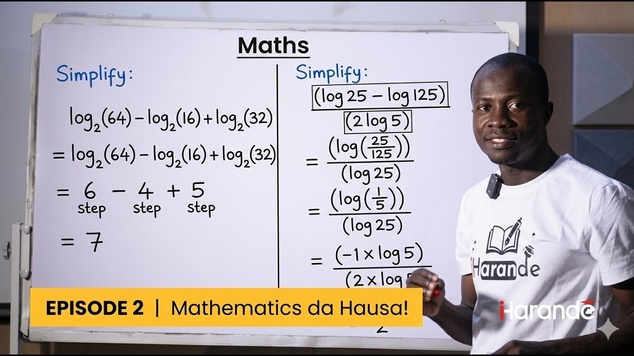 Mathematics da Harshen Hausa | Episode (02)