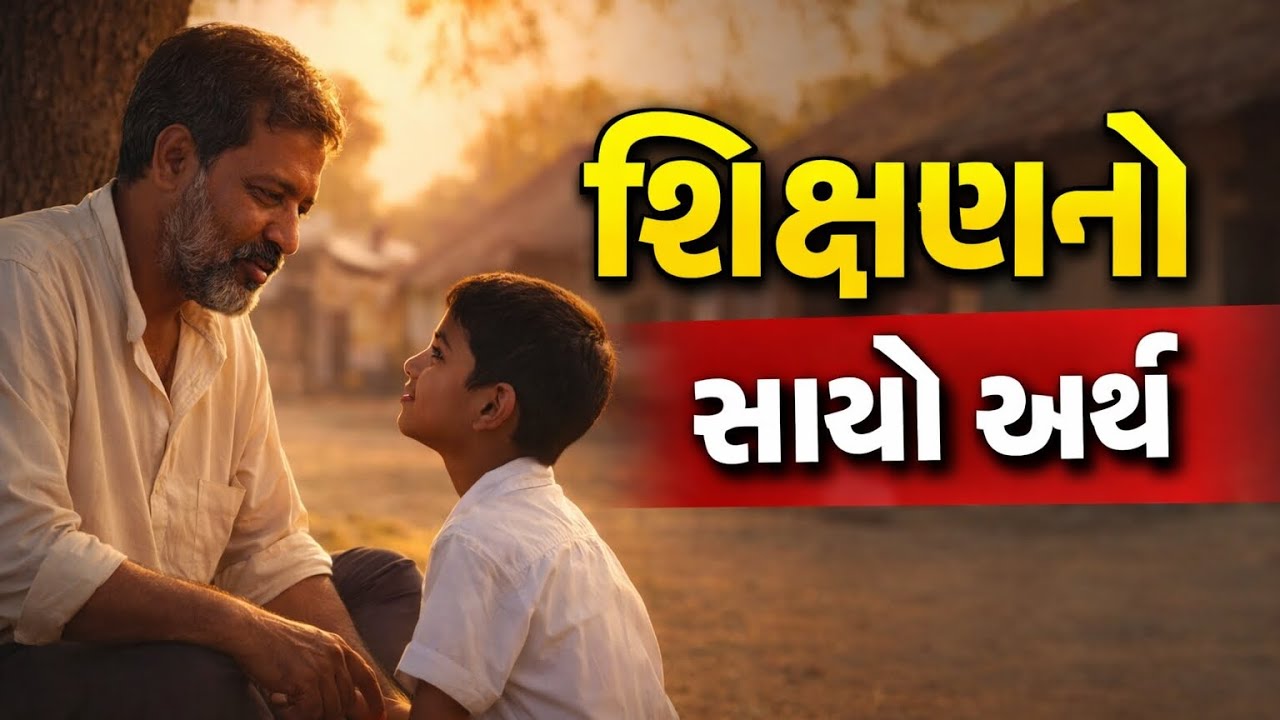 શિક્ષણનો સાચો અર્થ | ડિગ્રી નહીં, જીવન જીવવાની કળા | Gujarati Motivational Story #gujarati #story 