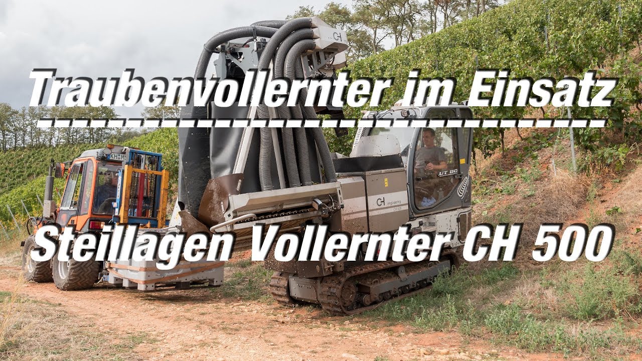 Traubenvollernter im Einsatz: (Folge 2) Steillagen Vollernter CH 500 (FULL HD Film)