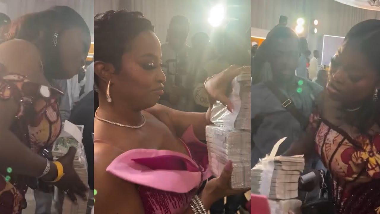 FUNKE AKINDELE, TOYIN ABRAHAM, ENIOLA BADMUS AT TOKE MAKINWA CHILD’S NAMING CEREMONY 