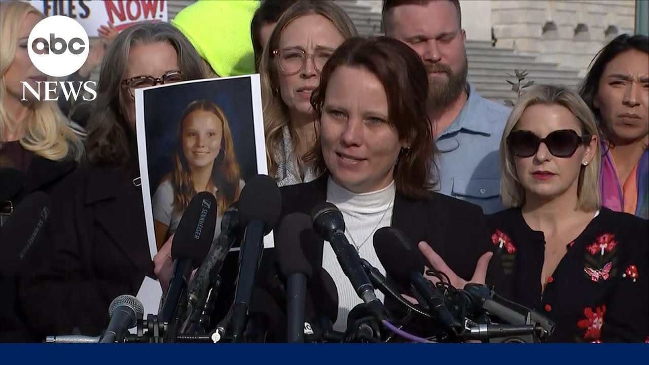 FULL REMARKS: Epstein survivors speak ahead of House vote