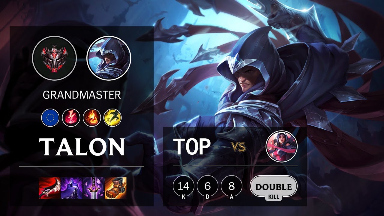 Talon Top vs Irelia - EUW Grandmaster Patch 11.5