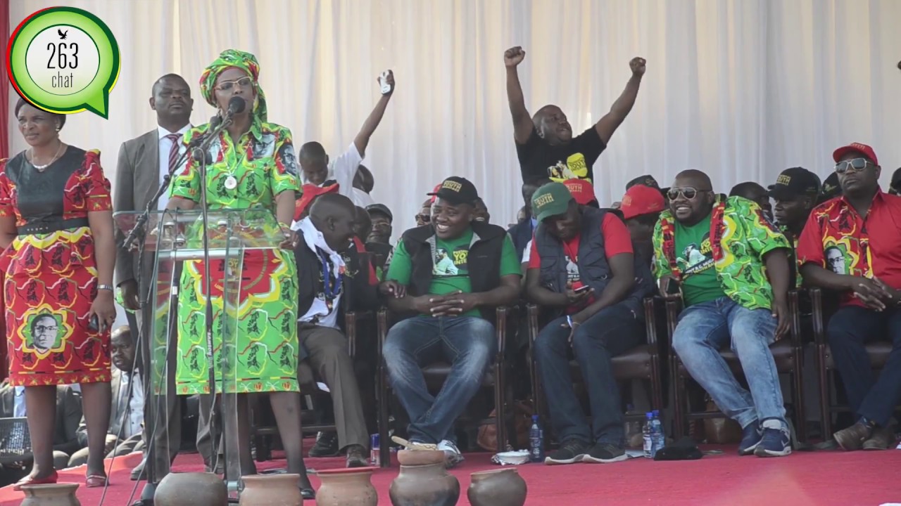 Grace Mugabe's speech at the Bindura Youth Interface Rally. #263Chat