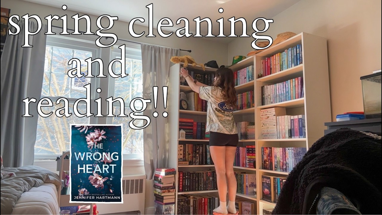 lets do some spring cleaning!! (and reading too) 🌷🌦️