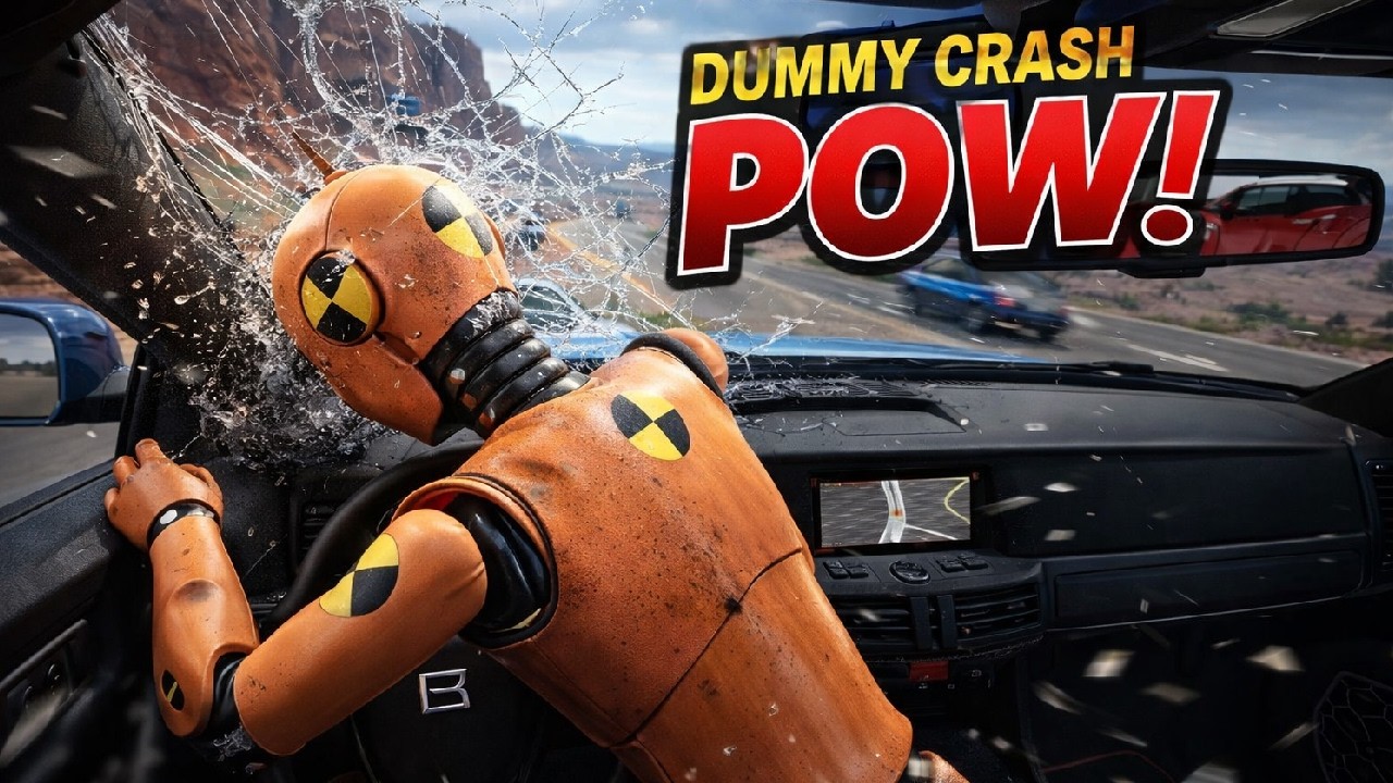 Dummy crash POV | BeamNg Drive