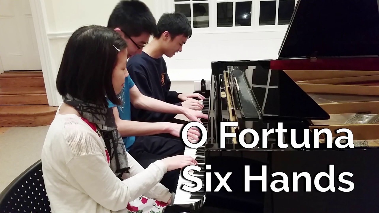 O Fortuna - 6 HANDS Arrangement - Michael Ng Piano's Cover (ft. Yiannis & Weida!)