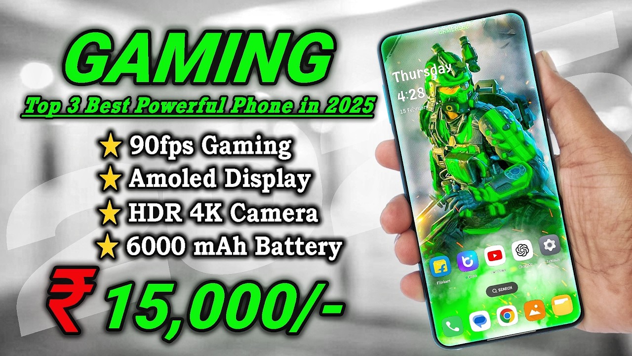 Top 5 Best Gaming Phones Under 15000 2025 India | Powerful Gaming Phone | Best Gaming Smartphone 15k