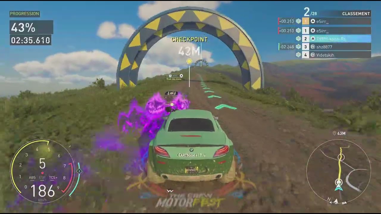 THE CREW MOTORFEST belle petite course C'est petit top 1.