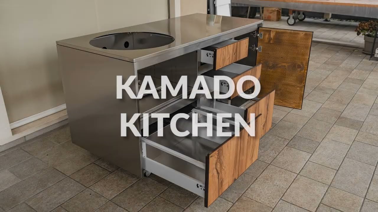 Carrello per barbecue e kamado di BBQ Grill: KAMADO KITCHEN, qualit&agrave; artigianale Made in Italy
