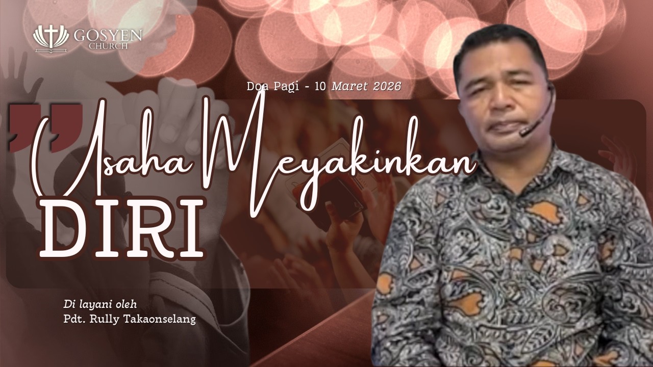 DOA PAGI | Dilayani oleh Pdt.Rully Takaonselang | 10 Maret 2026 | 05.00 WITA