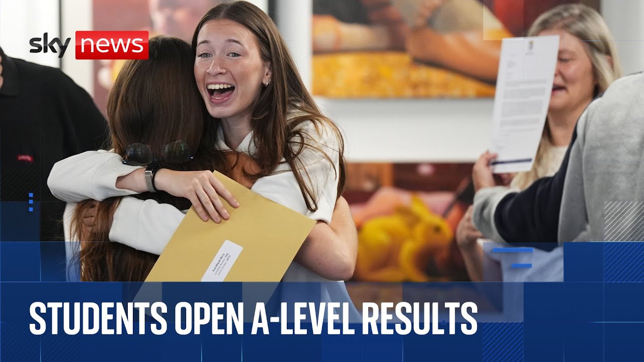 A-level results day | Students across the UK open their A-level grades